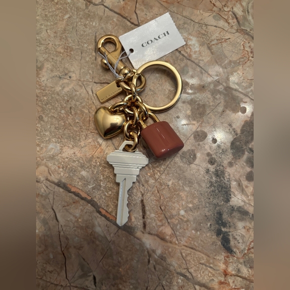 Coach Key Cluster Bag Charm. NWT - Picture 3 of 4